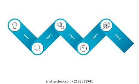 Step Infographics vector Illustration, Creative Infographics object vector.