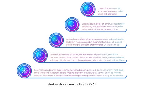 Step Infographics vector Illustration, Creative Infographics object vector.