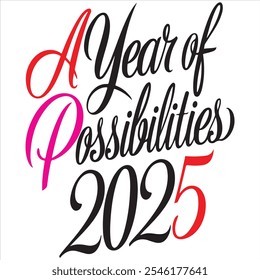 Entre em 2025 com otimismo e ambição como 'Um Ano de Possibilidades' desperta motivação para alcançar seus sonhos e abraçar novas oportunidades.