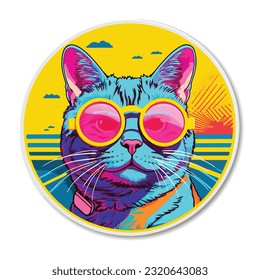Step into a whimsical world where feline charm meets Cat