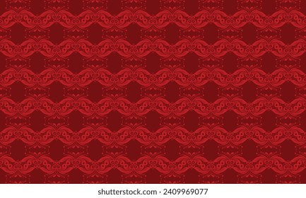 Entrar en un mundo de glamour con este vibrante diseño de patrones de coja roja. Rico en textura y audaz en color, perfecto para añadir un toque de drama y lujo a tus proyectos creativos.