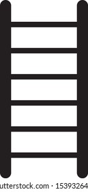 step ladder icon, ladder icon in trendy flat style