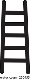 step ladder icon, ladder icon in trendy flat style. Vector illustration