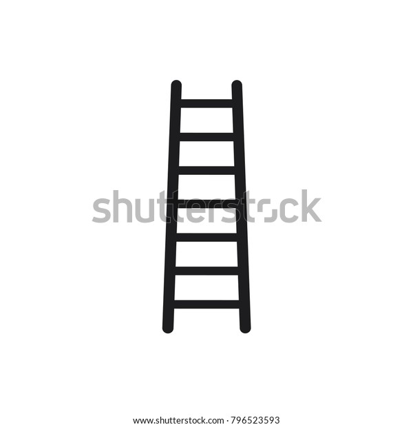 step\
ladder icon, ladder icon in trendy flat style\
