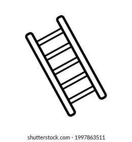 Step ladder icon vector design illustration 