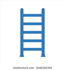 Step ladder icon. Vector and glyph