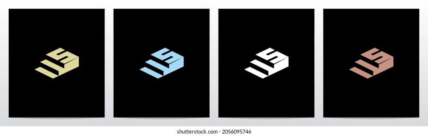 Step Ladder On Letter Logo Design S