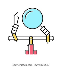 vector de icono de color del cargador de pasos. señal de looper de paso. ilustración de símbolo aislado
