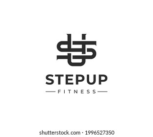 Step Up monogram SU fitness logo