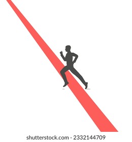 Step out of comfort zone or safe zone, dare to walk your own way or manage to exit from routine job to start new business. Businessman moving forward or take a chance to success