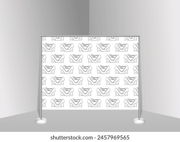 step and repeat banner template