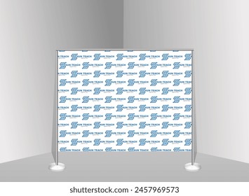 step and repeat banner template