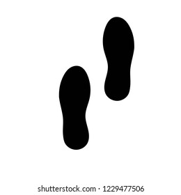 step sole trace icon black