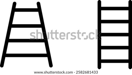 Step Up: Ladder Vector Icon Set