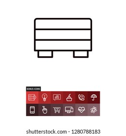 Step vector icon