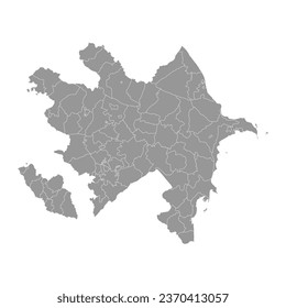Stepanakert Stadtplan, Verwaltungsabteilung von Aserbaidschan.