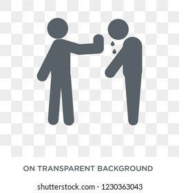 step-brother icon. Trendy flat vector step-brother icon on transparent background from family relations collection. 