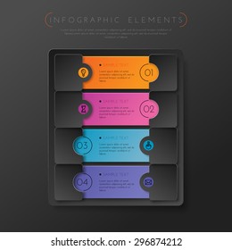 Step-by-step business concept.