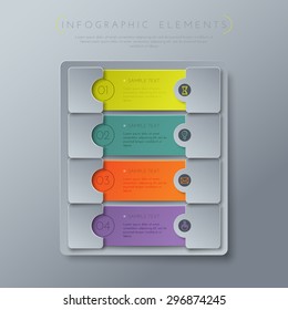 Step-by-step business concept.