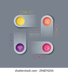 Step-by-step business concept.