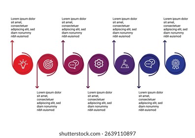 Step-by-Step Corporate Infographic Template for Marketing, Project Planning, Banners, Flyers, and Visual Business Presentation Design