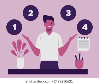 Step-by-Step Project Planning Illustration: A Visual Guide