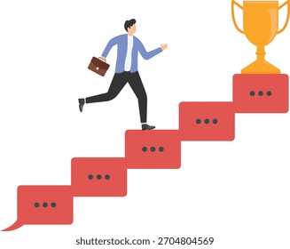 Step-by-step thinking for success, systematic planning for career progress,
