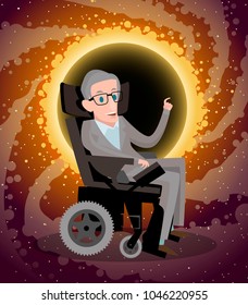 Stephen Hawking Talking About Black Holes