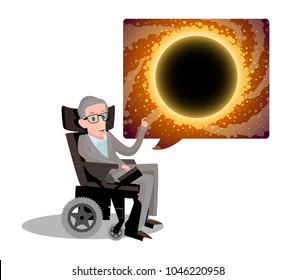 Stephen Hawking Talking About Black Holes