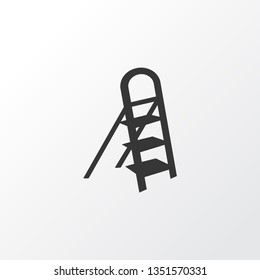 Stepladder icon symbol. Premium quality isolated stairs element in trendy style.