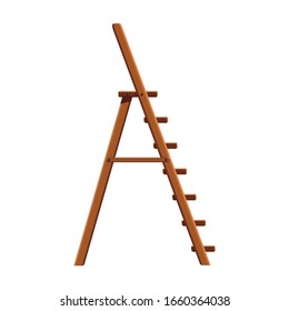 Stepladder vector icon.Cartoon vector icon isolated on white background stepladder .
