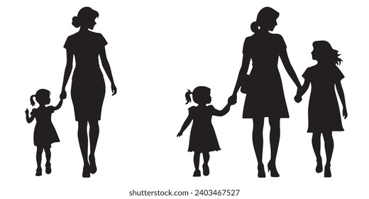 Stepmom outlines and symbols dark level variety basic exquisite white foundation Stepmom vector and silhouette icon.