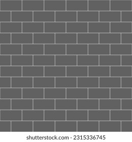 Stepped brick vector pattern. Brick pattern. Grey tone brick pattern. Seamless geometric pattern for wrapping paper, backdrop, background, wallpaper.