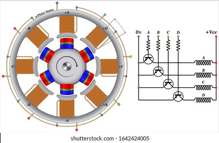 A stepper motor is a brushless, synchronous electric motor that converts digital pulses into mechanical shaft rotation