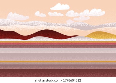 steppes  landscape  abstract stock vector background