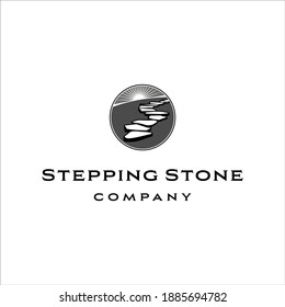 Stepping stone with elegant and classic design style