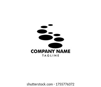 Stepping Stone Logo Template Design