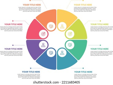Steps business data visualization timeline process infographic design with icons. Infographic design template with place for your data.