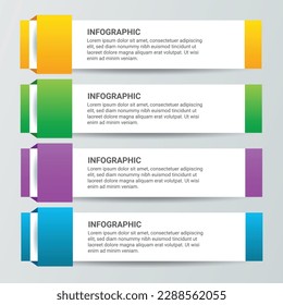 Steps business data visualization timeline process infographic template design with icons