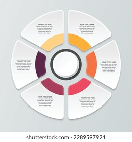 Steps business data visualization timeline process infographic template design with icons