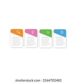 Steps business data visualization timeline process infographic template