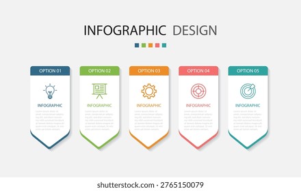 Steps business data visualization timeline process infographic template design with icons. Presentation business infographic template vector.

