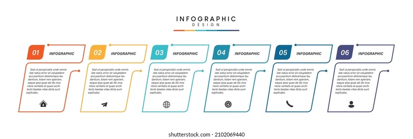 Steps business timeline infographic template design