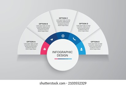 Steps business timeline infographic template design
