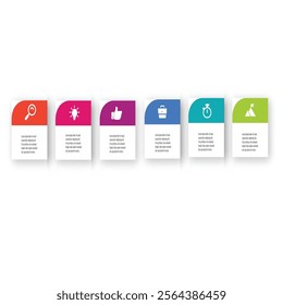 Steps business timeline infographic template design