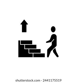 steps concept line icon. Simple element illustration. steps concept outline symbol design.