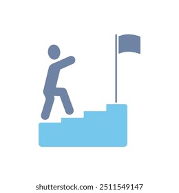 ícone da linha de conceito das etapas. Ilustração de elemento simples. etapas conceito esboço design de símbolo.