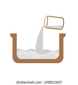 Steps to cook rice: wash the rice