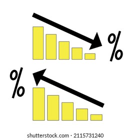 the steps of growth and reduction of interest.