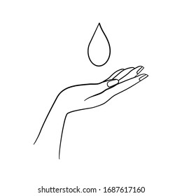 Pasos Para Evitar Enfermedades E Higiene, Mantener Su Salud, Contorno De Iconos, Saneamiento, Infección, Enfermedad, Salud